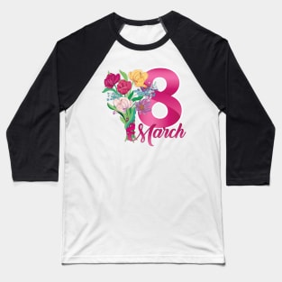 International women's day, 8th March Baseball T-Shirt